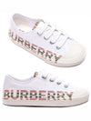 Kids Icon Stripe Logo Print Sneakers White - BURBERRY - BALAAN 2