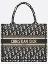 Oblique Small Book Tote Bag Navy - DIOR - BALAAN 3