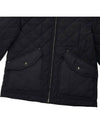 Diamond Quilted Thermoregulated Jacket Black - BURBERRY - BALAAN 7