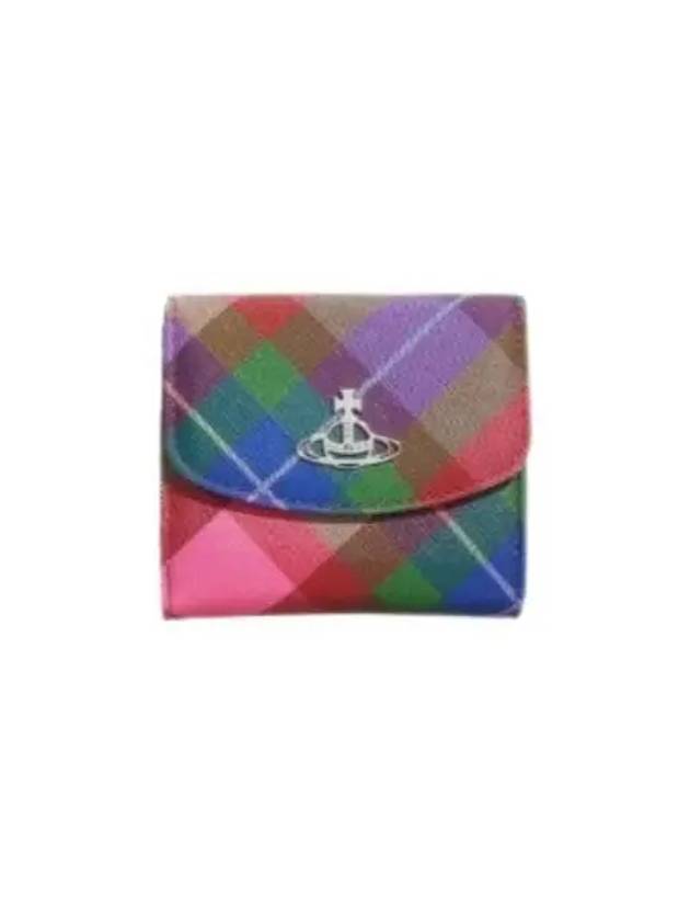 SMALL WALLET 51150033W S001O G301 Saffiano printed half - VIVIENNE WESTWOOD - BALAAN 2