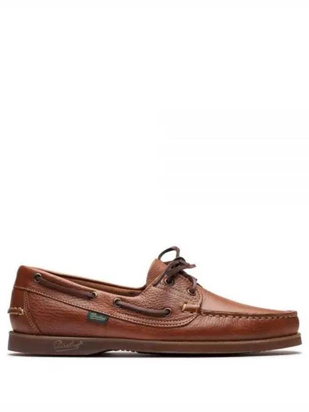 Barth Leather Boat Loafers Brown - PARABOOT - BALAAN 2