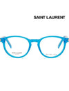 Eyewear Metal Eyeglasses Blue - SAINT LAURENT - BALAAN 4