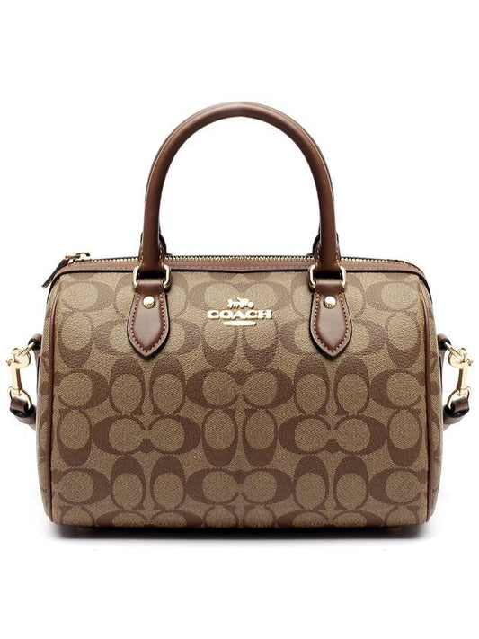 Signature Rowan Satchel Bag CH280 IME74 - COACH - BALAAN 1