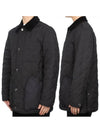 Quilted Thermoregulated Barn Jacket Black - BURBERRY - BALAAN 5