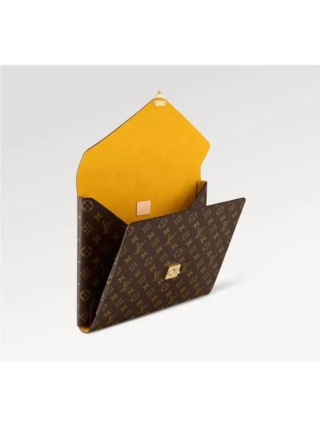 Mark Folder Monogram Canvas Brief Case Brown - LOUIS VUITTON - BALAAN 4