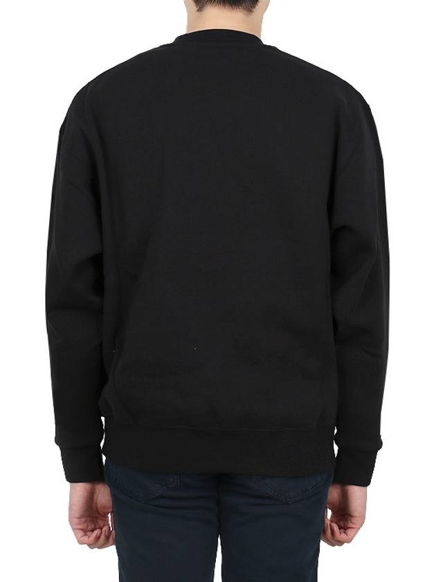 Logo Patch Sweatshirt Black - MONCLER - BALAAN 5