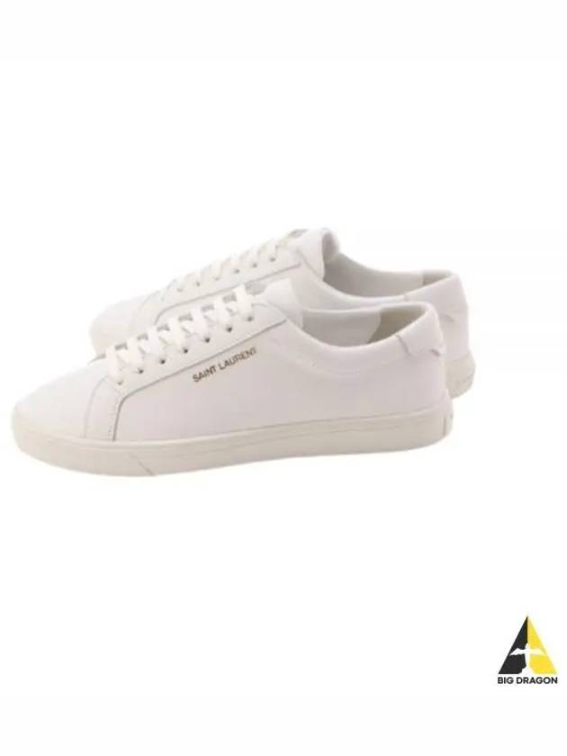 Women's Andy Low Top Sneakers White - SAINT LAURENT - BALAAN 2