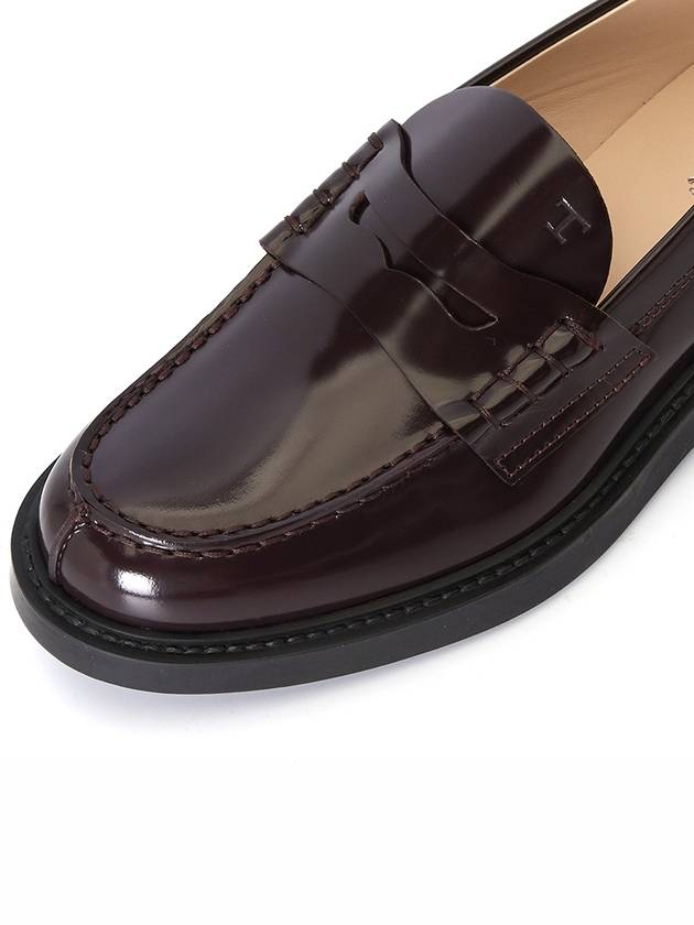 Women's Penny Loafer Burgundy - TOD'S - BALAAN.