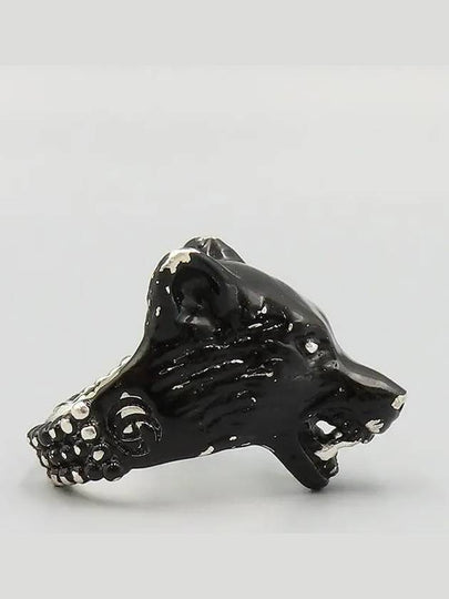 Anger Forest Black Wolf Silver Ring No 21 - GUCCI - BALAAN 2