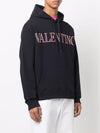 Neon Universe Hoodie Dark Navy - VALENTINO - BALAAN 4