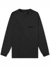 Logo Long Sleeve T-Shirt Black - FEAR OF GOD ESSENTIALS - BALAAN 3