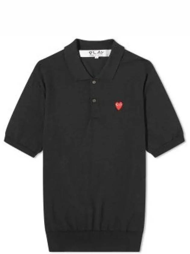 24 Polo Neck Short Sleeve Knit P1N094 1 collar 1311680 - COMME DES GARCONS - BALAAN 1