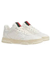 Re Web Leather Low Top Sneakers White - GUCCI - BALAAN 2