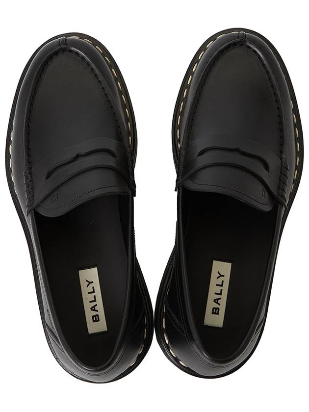 Necko Penny Loafer Black - BALLY - BALAAN 3