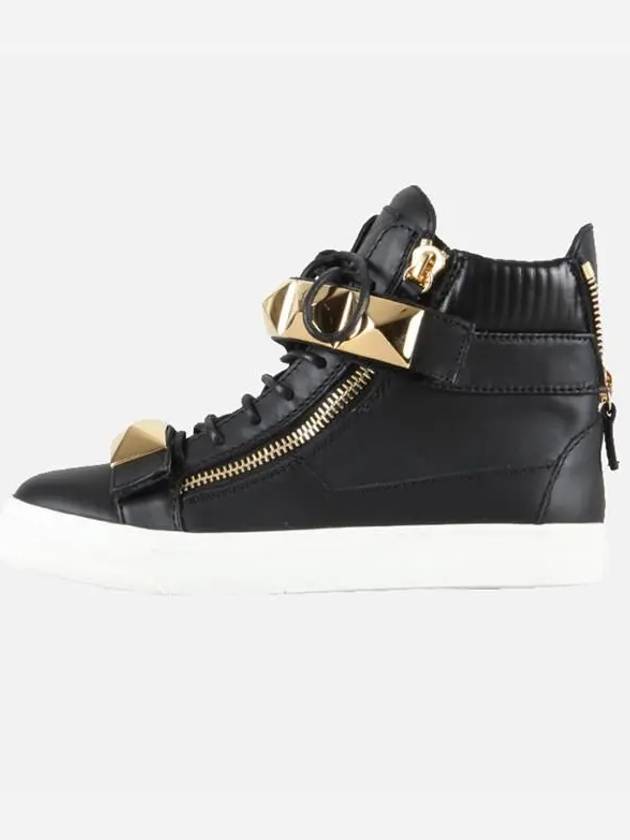 Gold Velcro High Top RW4079 BK - GIUSEPPE ZANOTTI - BALAAN 3