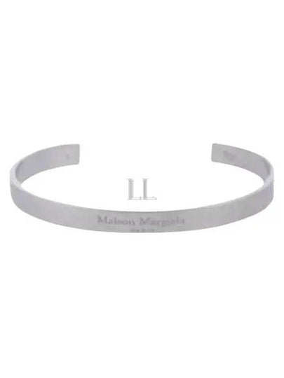 Engraved Logo Cuff Bracelet Silver - MAISON MARGIELA - BALAAN 2