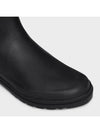 Natural Rubber High Rain Boots Black - CELINE - BALAAN 5