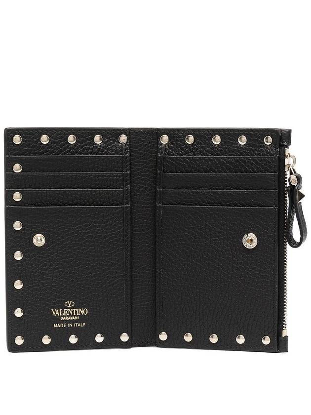 VALENTINO ROCKSTUD CARDHOLDER WITH ZIP - VALENTINO - BALAAN 3