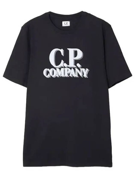 Jersey Logo Print Short Sleeve T Shirt Men s Tee - CP COMPANY - BALAAN 1