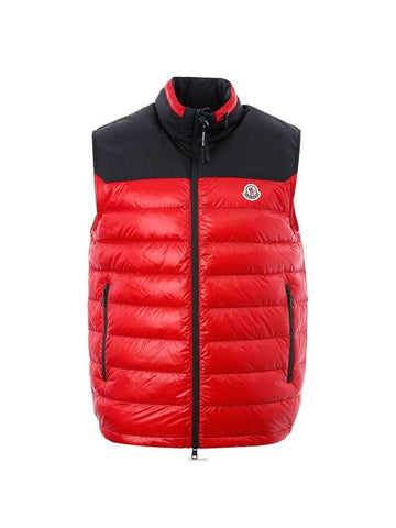 Ortac Ortac Logo Patch Padded Vest Red - MONCLER - BALAAN 1