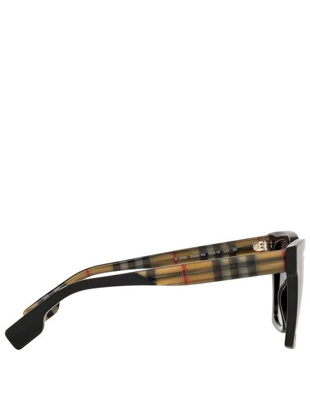 Eyewear Check Temple Square Sunglasses Black - BURBERRY - BALAAN 4