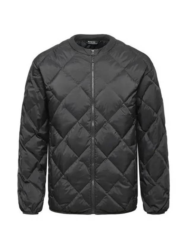 BLACKYAK Women s Diamond Quilted Round Neck Down Jacket CH - BLACKBROWN - BALAAN 1