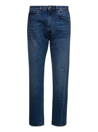 Toteme Women s Back Logo Patch Twist Denim Pants 221232741 - TOTEME - BALAAN 1