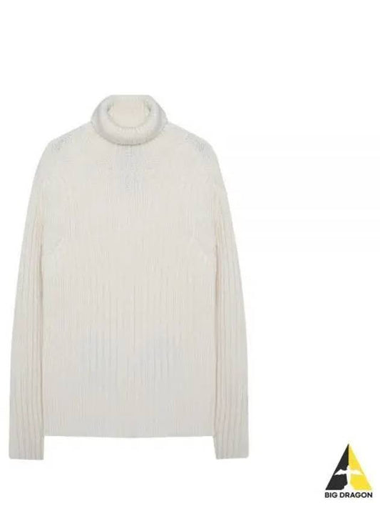 Wool Turtleneck White - TEN C - BALAAN 2