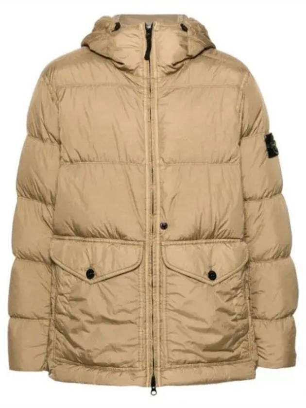 Crinkle Reps Re-Nylon Down Padding Beige - STONE ISLAND - BALAAN 2