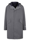 Homme Atelier Back Logo Hooded Parka Grey - DIOR - BALAAN 5