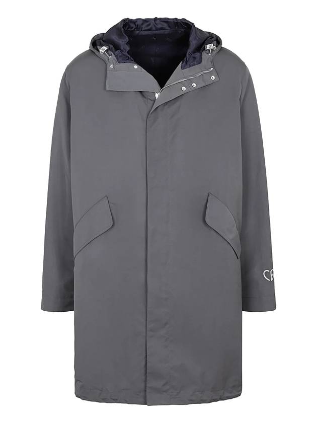 Homme Atelier Back Logo Hooded Parka Grey - DIOR - BALAAN 5