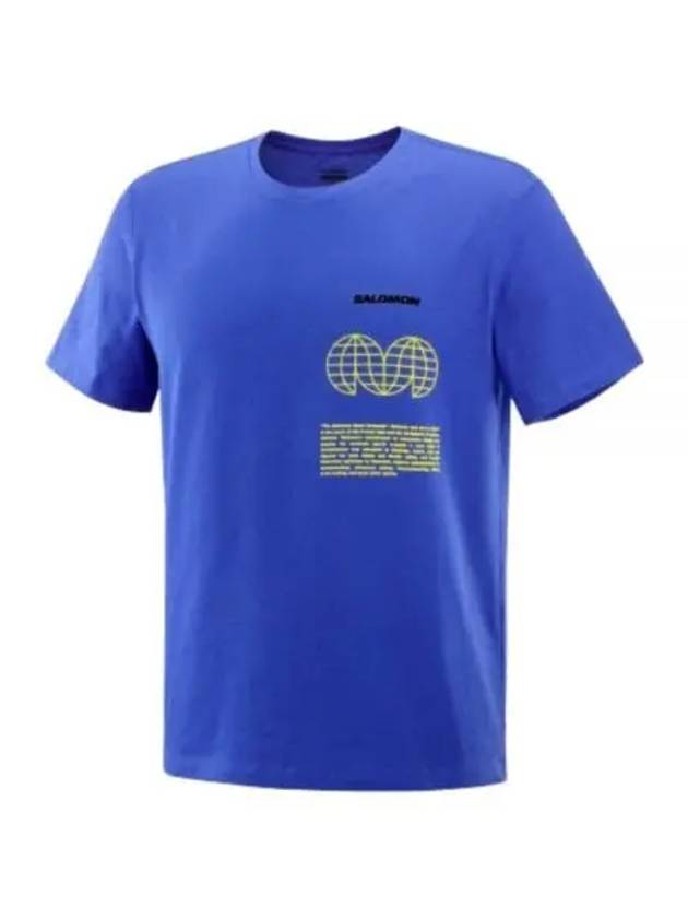 24 Globe Graphic T Shirt LC2249200 - SALOMON - BALAAN 1