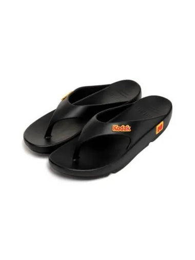 KODAK Apparel Kodacolor Logo Flip Flops BLACK - KODO - BALAAN 1