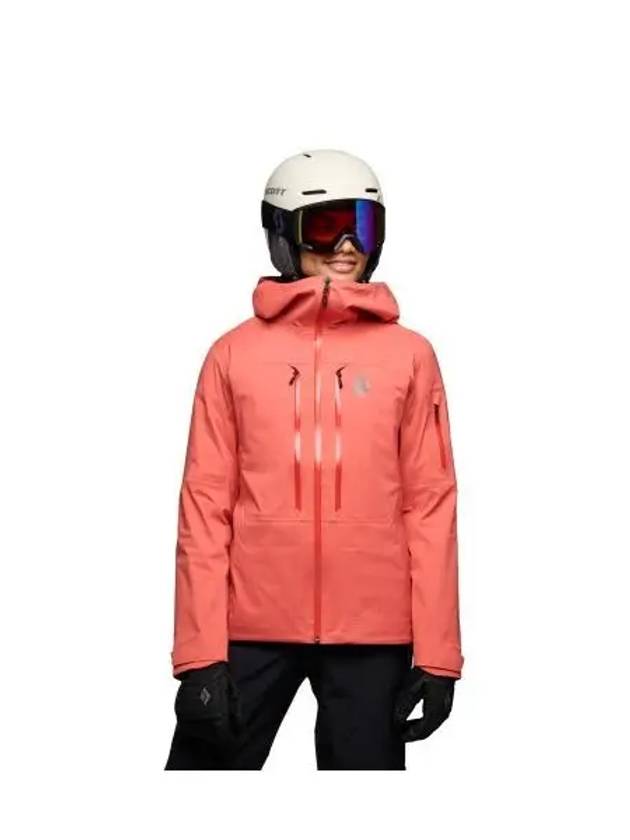 BLACK DIAMOND Recon LT Stretch Shell WOMENS OAWAP745021 - BLACK & BROWN - BALAAN 1