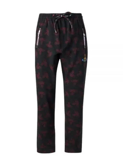 ORB Logo All-Over Track Pants Black - VIVIENNE WESTWOOD - BALAAN 2