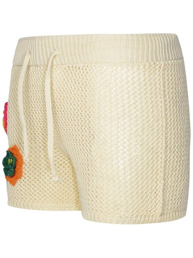 Barrow Ivory Cotton Shorts - CLAIRE BARROW - BALAAN 2