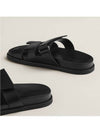 Chypre Calfskin Sandals Black - HERMES - BALAAN 7