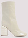 Women's NIKKI Heel Middle Boots Ivory - JIL SANDER - BALAAN 3