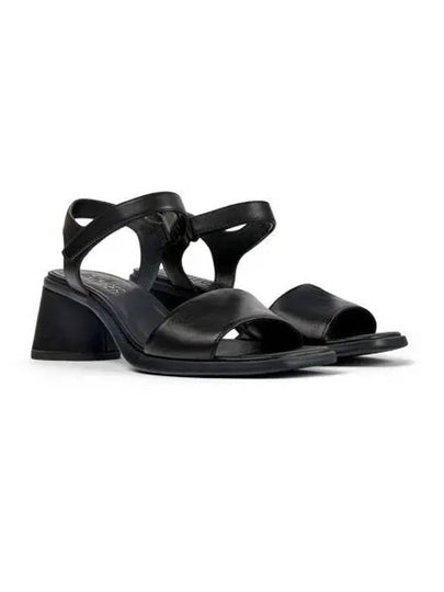 Kiara Leather Sandal Heels Black - CAMPER - BALAAN 2