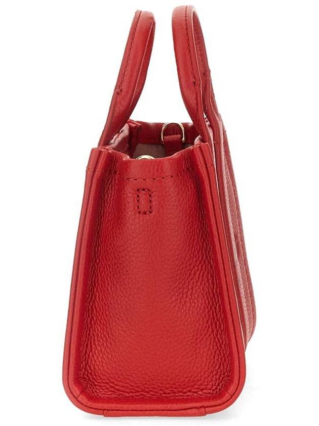 Mini Micro Leather Tote Bag Red - MARC JACOBS - BALAAN 5