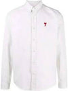 De Coeur Long Sleeve Shirt Ivory - AMI - BALAAN 2