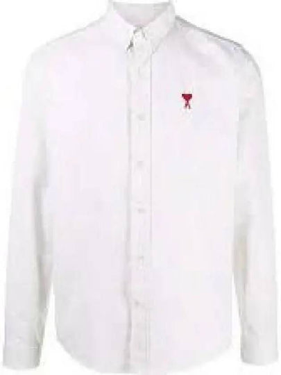 De Coeur Long Sleeve Shirt Ivory - AMI - BALAAN 2