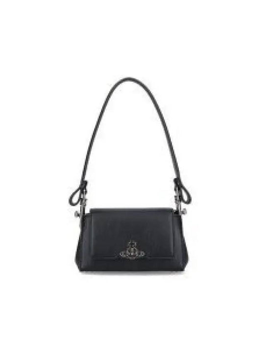 ORB Logo Shoulder Bag Black - VIVIENNE WESTWOOD - BALAAN 2