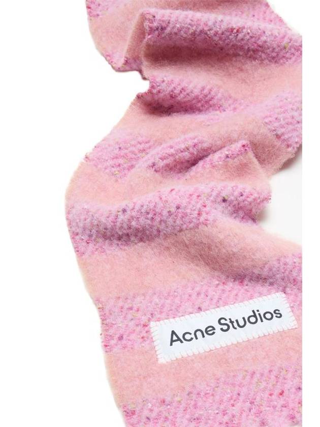 Mohair Striped Scarf Slim - ACNE STUDIOS - BALAAN 3