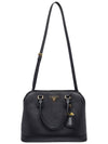 Women s BN2567 Saffiano Lux Gold Logo Tote Bag Strap - PRADA - BALAAN 3