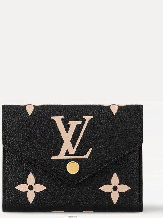 Victorine Tri-Fold Card Wallet Black - LOUIS VUITTON - BALAAN 2