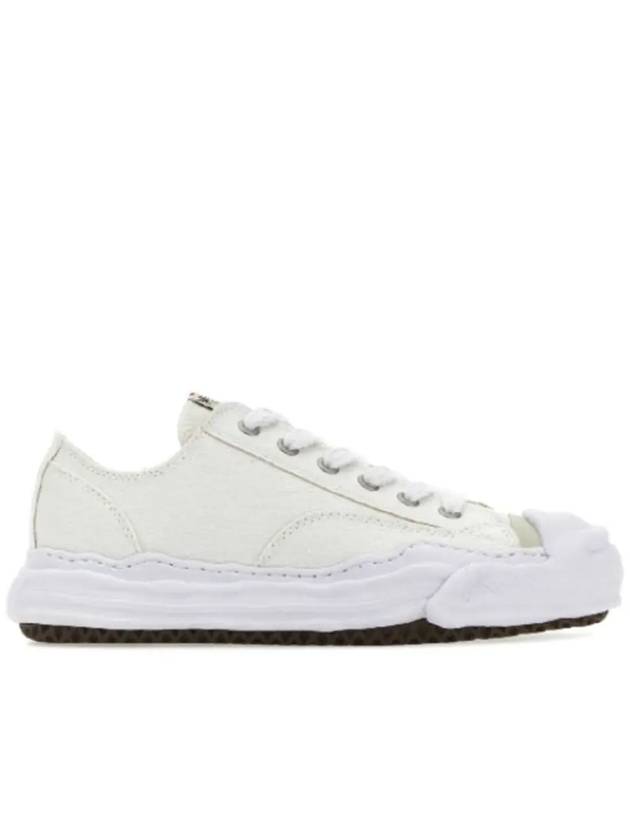 23FW Hank OG sole canvas low-top sneakers A05FW702 WHITE - MIHARA YASUHIRO - BALAAN 1