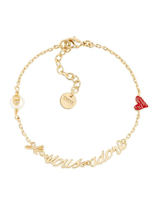 Amour Je Vous Adore Bracelet Gold - DIOR - BALAAN 1