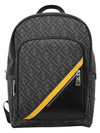 Diagonal FF Fabric Backpack Black - FENDI - BALAAN 1