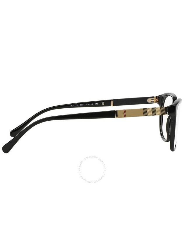 Eyewear Side Point Horn Rim Glasses Black - BURBERRY - BALAAN 4